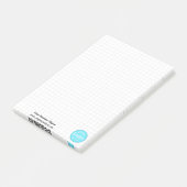 カスタムパーソナライズされた会社ロゴオフィス ポストイット (アングル)