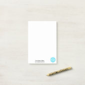 カスタムパーソナライズされた会社ロゴオフィス ポストイット (デスク上)