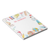 カスタムパーソナライズされた先生のメモ帳 ノートパッド (アングル)