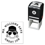 カスタムパーソナライズされた先生 セルフインキングスタンプ (インサイチュ)