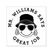 カスタムパーソナライズされた先生 セルフインキングスタンプ (デザイン)