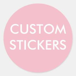 カスタムパーソナライズされた円貼り空白の器 ラウンドシール