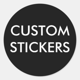 カスタムパーソナライズされた円貼り空白の器 ラウンドシール