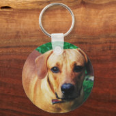 カスタムパーソナライズされた写真キーリング キーホルダー (正面)