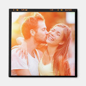 カスタムパーソナライズされた写真ギフト マグネット (正面)