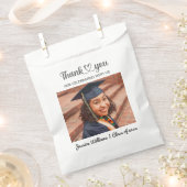 カスタムパーソナライズされた写真グラッドラヴ感謝してい& フェイバーバッグ (クリップ留めされた状態)