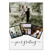 カスタムパーソナライズされた写真コラージュ及び文字 (正面)