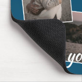 カスタムパーソナライズされた写真シンプル文字 マウスパッド (コーナー)