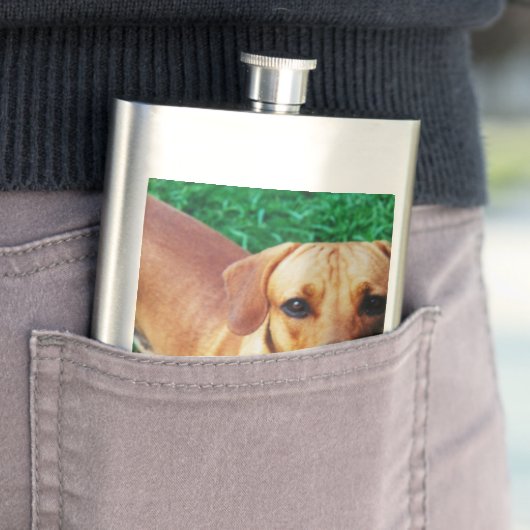 カスタムパーソナライズされた写真スキットル フラスク (インサイチュ)