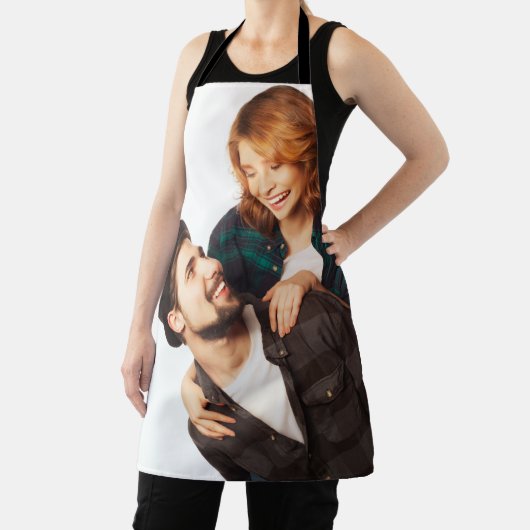 カスタムパーソナライズされた写真テンプレートの追加 エプロン (インサイチュ)