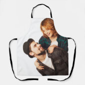 カスタムパーソナライズされた写真テンプレートの追加 エプロン (正面)