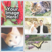 カスタムパーソナライズされた写真フルカラー防水 シール (正面)