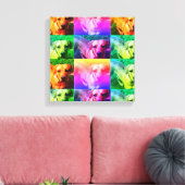 カスタムパーソナライズされた写真ポップ・アートのキャンバス キャンバスプリント (インサイチュ (リビング))