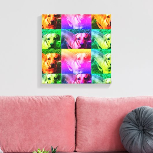 カスタムパーソナライズされた写真ポップ・アートのキャンバス キャンバスプリント (インサイチュ (リビング))