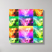 カスタムパーソナライズされた写真ポップ・アートのキャンバス キャンバスプリント (正面)