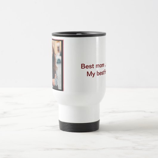 カスタムパーソナライズされた写真母の日 トラベルマグ (中央)