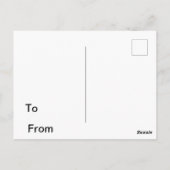 カスタムパーソナライズされた写真母の日 ポストカード (裏面)