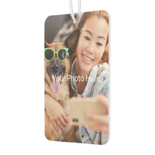 カスタムパーソナライズされた写真空気清浄機 カーエアーフレッシュナー (左)