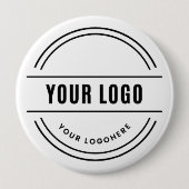カスタムパーソナライズされた写真4インチラウンドボタン 缶バッジ (正面)
