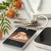 カスタムパーソナライズされた写真 キーホルダー (正面右)