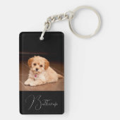 カスタムパーソナライズされた写真 キーホルダー (裏面)