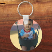 カスタムパーソナライズされた写真 キーホルダー (正面)