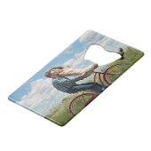 カスタムパーソナライズされた写真  クレジットカード栓抜き (裏面アングル)