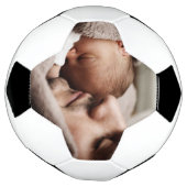 カスタムパーソナライズされた写真 サッカーボール (回転)