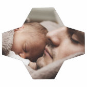 カスタムパーソナライズされた写真 サッカーボール (フラット)