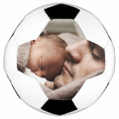 カスタムパーソナライズされた写真 サッカーボール (正面)