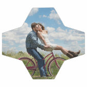 カスタムパーソナライズされた写真   サッカーボール (フラット)