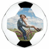 カスタムパーソナライズされた写真   サッカーボール (正面)