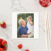 カスタムパーソナライズされた写真 スタンダードカクテルナプキン (インサイチュ)