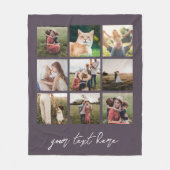 カスタムパーソナライズされた写真 フリースブランケット (正面)