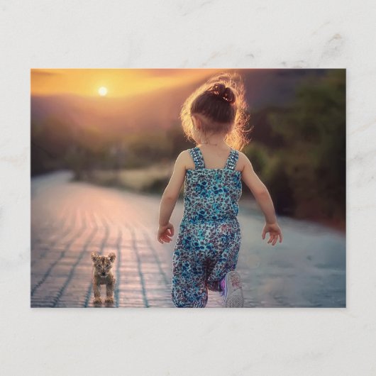 カスタムパーソナライズされた写真 ポストカード (正面)