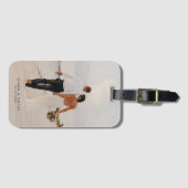 カスタムパーソナライズされた写真 ラゲッジタグ (正面横)