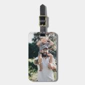 カスタムパーソナライズされた写真 ラゲッジタグ (正面縦)