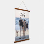 カスタムパーソナライズされた写真 吊り下げ型タペストリー (傾斜あり)