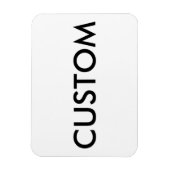カスタムパーソナライズされた冷蔵庫用マグネット空白のテンプレート マグネット (縦)