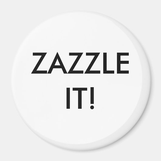 カスタムパーソナライズされた冷蔵磁石空白の マグネット (正面)