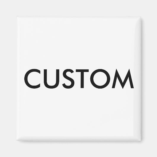 カスタムパーソナライズされた冷蔵磁石空白の マグネット (正面)