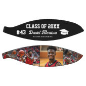 カスタムパーソナライズされた卒業シニアフォト バスケットボール (パネル)