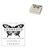 カスタムパーソナライズされた名はっきりしたと住所 ラバースタンプ (押印)