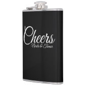 カスタムパーソナライズされた名 – 応援 フラスク (左)