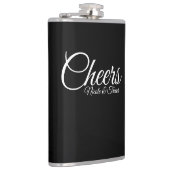 カスタムパーソナライズされた名 – 応援 フラスク (右)