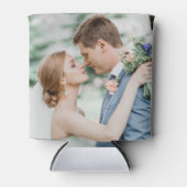 カスタムパーソナライズされた夫婦の写真 缶クーラー (正面)