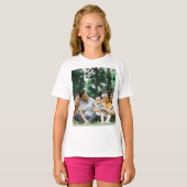 カスタムパーソナライズされた家族の写真 Tシャツ (正面フル)