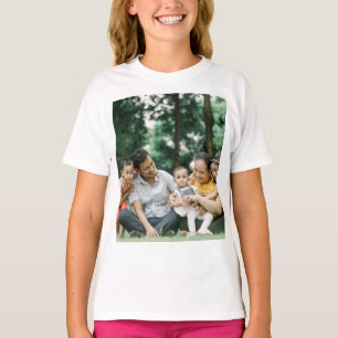 カスタムパーソナライズされた家族の写真 Tシャツ