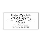 カスタムパーソナライズされた差出人住所 セルフインキングスタンプ (デザイン)