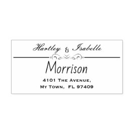 カスタムパーソナライズされた差出人住所 セルフインキングスタンプ